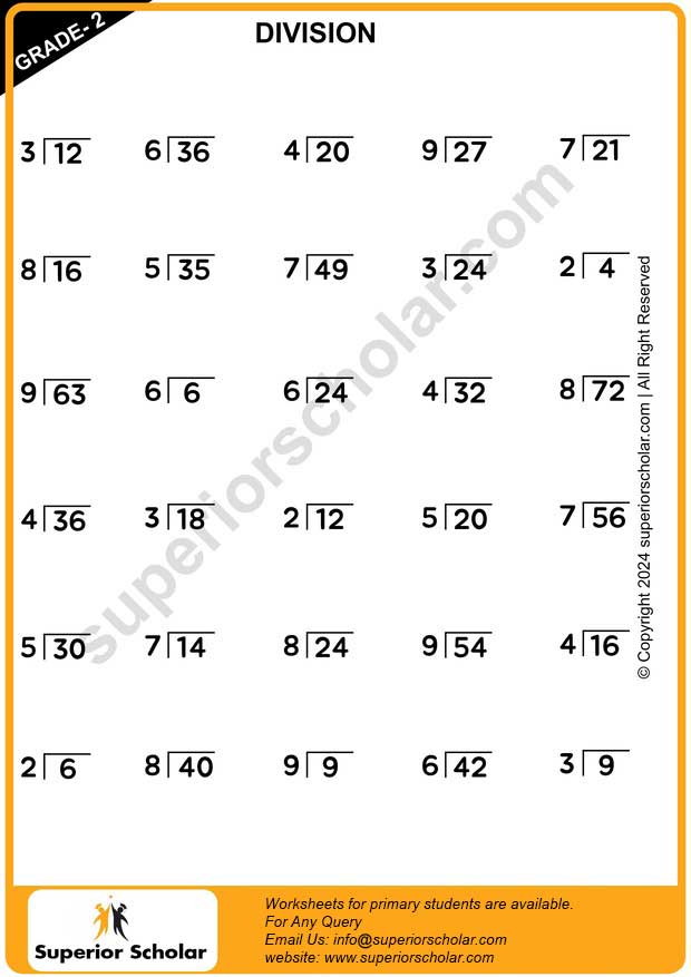 Division Worksheet