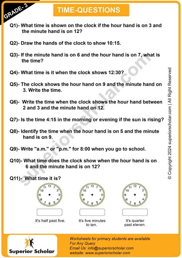 time worksheet